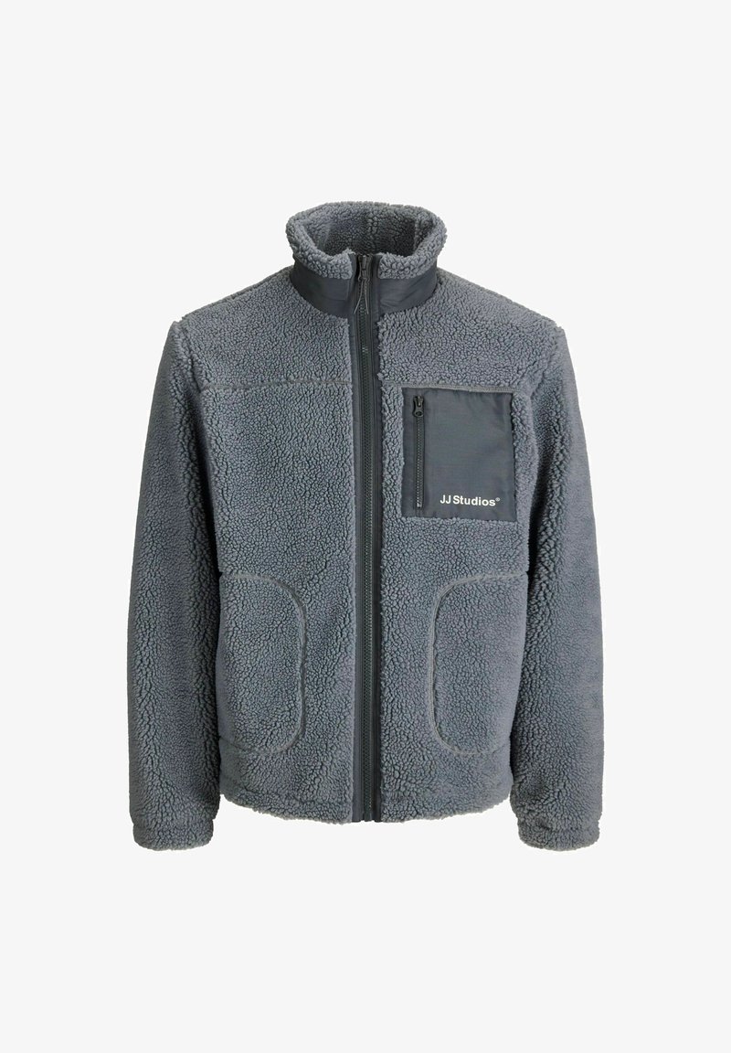 JACK & JONES Jcounion Teddy Jacket Aw25, Nero, x_s Uomo JACK & JONES Jcounion Teddy Jacket Aw25, Nero, x_s Uomo
