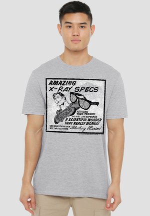 SUPERMAN XRAY SPECS ADVERT - Print T-shirt - mottled light grey