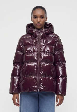 Pinko, ELEODORO CABAN CRYSTAL - Зимно яке - dark bordeaux