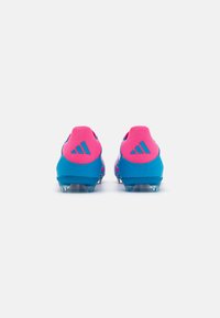 adidas Performance F50 LEAGUE LACELESS FIRM/MULTI-GROUND - Fußballschuhe für festen Untergrund - solar blue/footwear white/solar pink