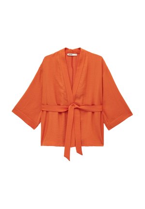 Koton, BELTED KIMONO . - Chaqueta fina - orange
