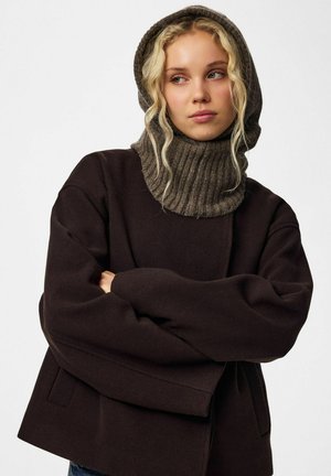 Pieces, BALACLAVA PCABBY - Cagoule - brown