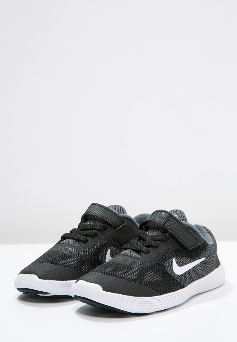 Nike Performance REVOLUTION 3 - Laufschuh Neutral - dark  grey/white/black/wolf grey/grau - Zalando.de