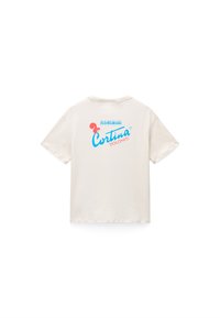 Napapijri ADIGE UNISEX - Trükipildiga T-särk - beige