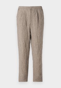 TROUSER - Trousers - beige scuro melange