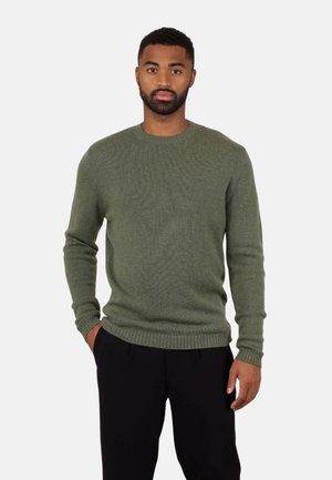 SWEATER BASSE - Strikkegenser - beetle