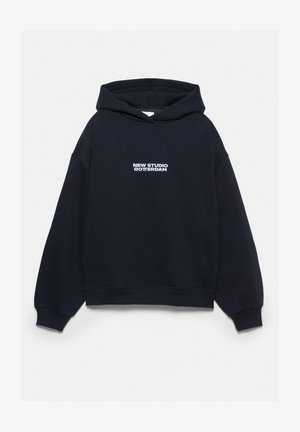 PULL&BEAR, PROJECT - Sweat à capuche - dark blue