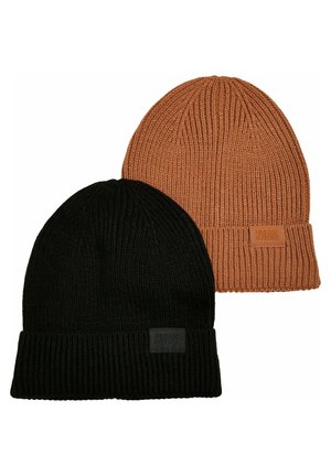 Urban Classics 2 PACK - Mütze - black toffee