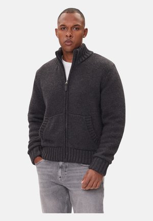 FULL ZIP - Strickjacke - grigio