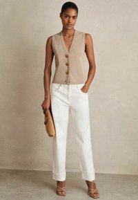 Reiss REGULAR FIT - GAIA THROUGH - Waistcoat - neutral
