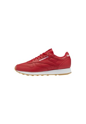 CLASSIC LEATHER UNISEX - Sneakers basse - vector red   cloud white   reebok rubber gum