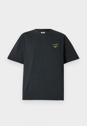 ARKK Copenhagen BOXY TEE UNISEX - Nyomott mintás póló - black