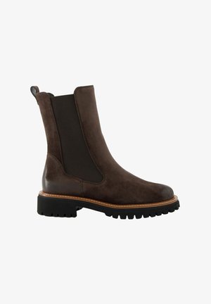 Paul Green, PAUL GREEN DAMEN - CHELSEA BOOTS 8026-030 BRAUN 41 - Platform ankle boots - braun