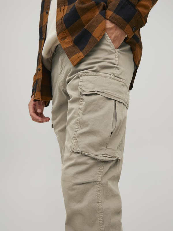 JPSTACE JJTUCKER AMA - Cargo trousers - dune  detail solid3