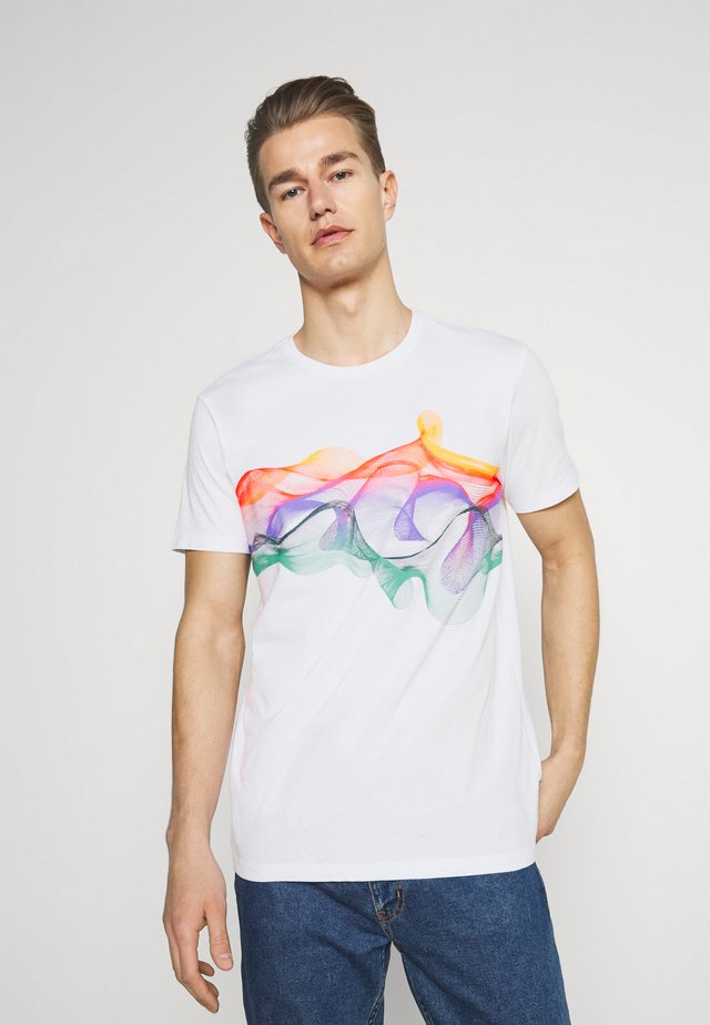 SDPIETER - Print T-shirt - white