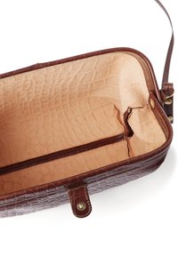 BALAGAN ROFE M - Borsa a tracolla - brown croco