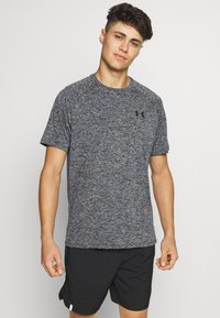 Under Armour - TECH TEE - Sports T-shirt - black Thumbnail Image 1