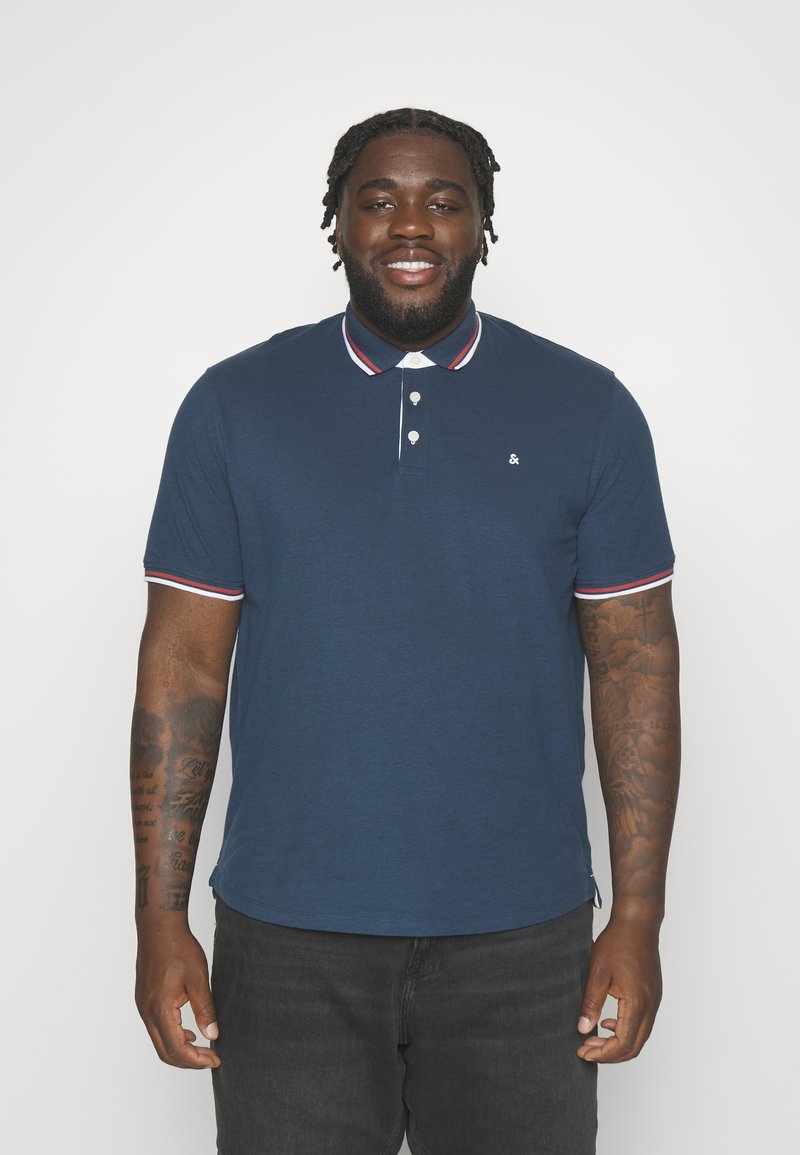 Jack & Jones JJEPAULOS SS NOOS PLS - Polo shirt - sailor blue