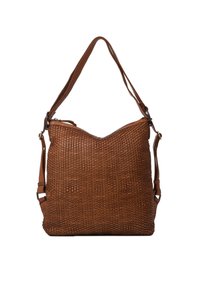 The Bagging Co KNITTED - Sac à dos - Brown leather