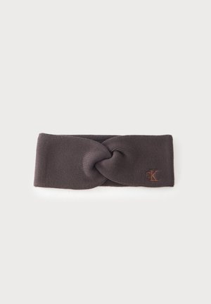 Calvin Klein, SOFT TWIST HEADBAND - Наушници - dark brown