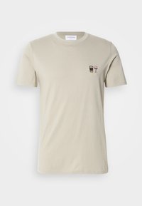 EMBROIDERY TEE - Triko s potiskem - faded khaki