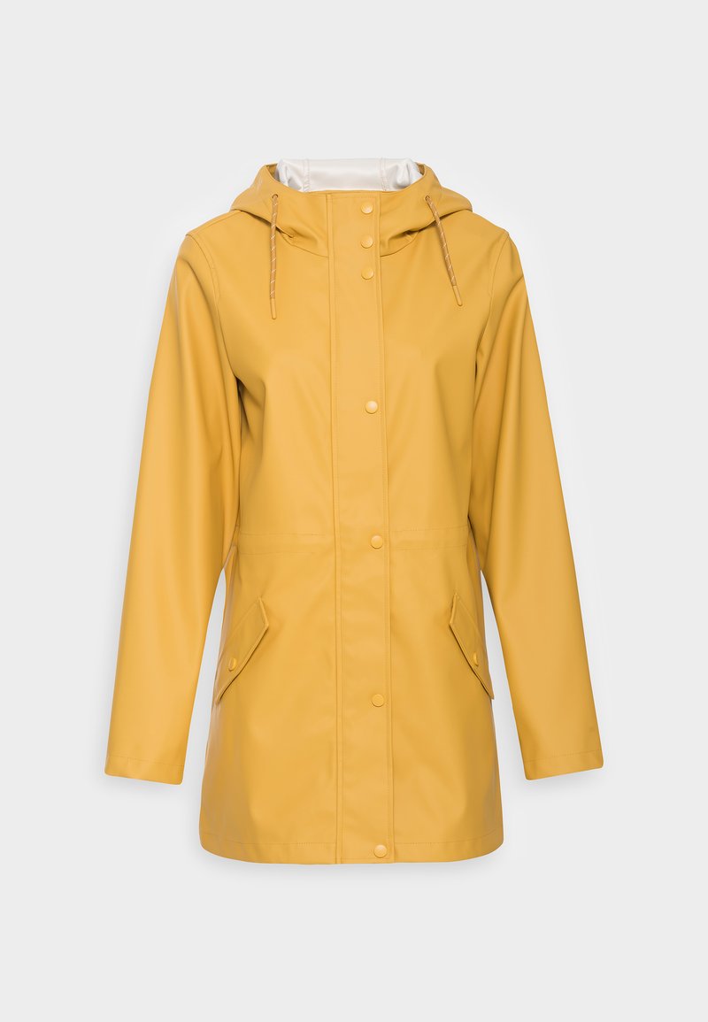 Vero Moda Tall VMMALOU COATED JACKET Regnjakke amber gold/gul