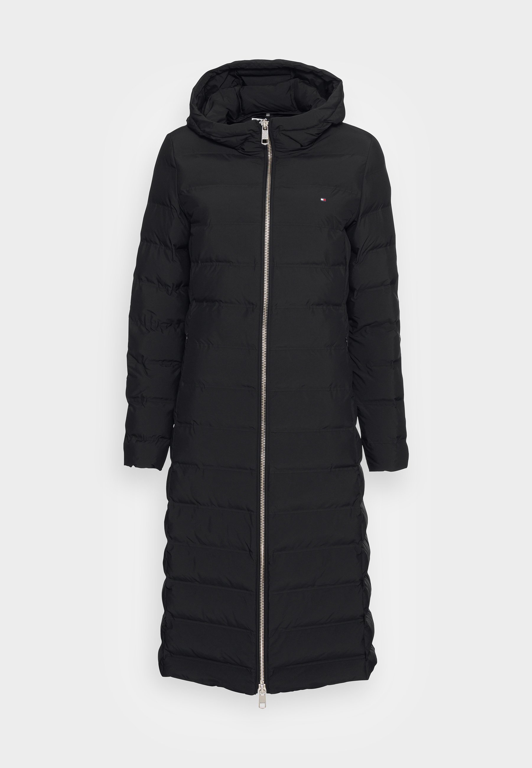 Tommy Hilfiger SEAMLESS PADDED MAXI COAT - Mantel - black/Zwart - Zalando.nl