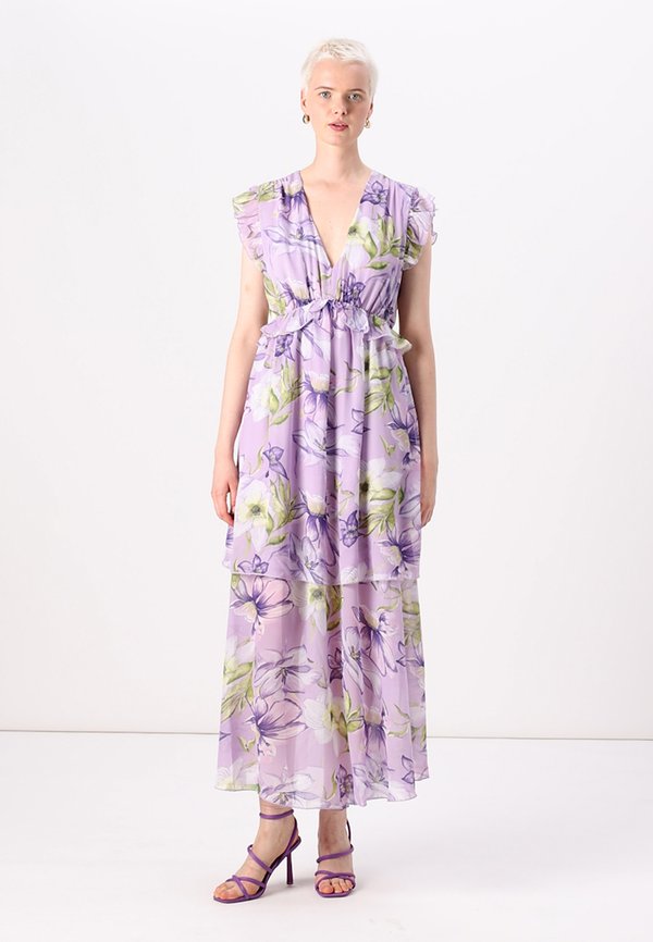 VIALICE FRILL ANKLE DRESS - Maxi dress - violet3