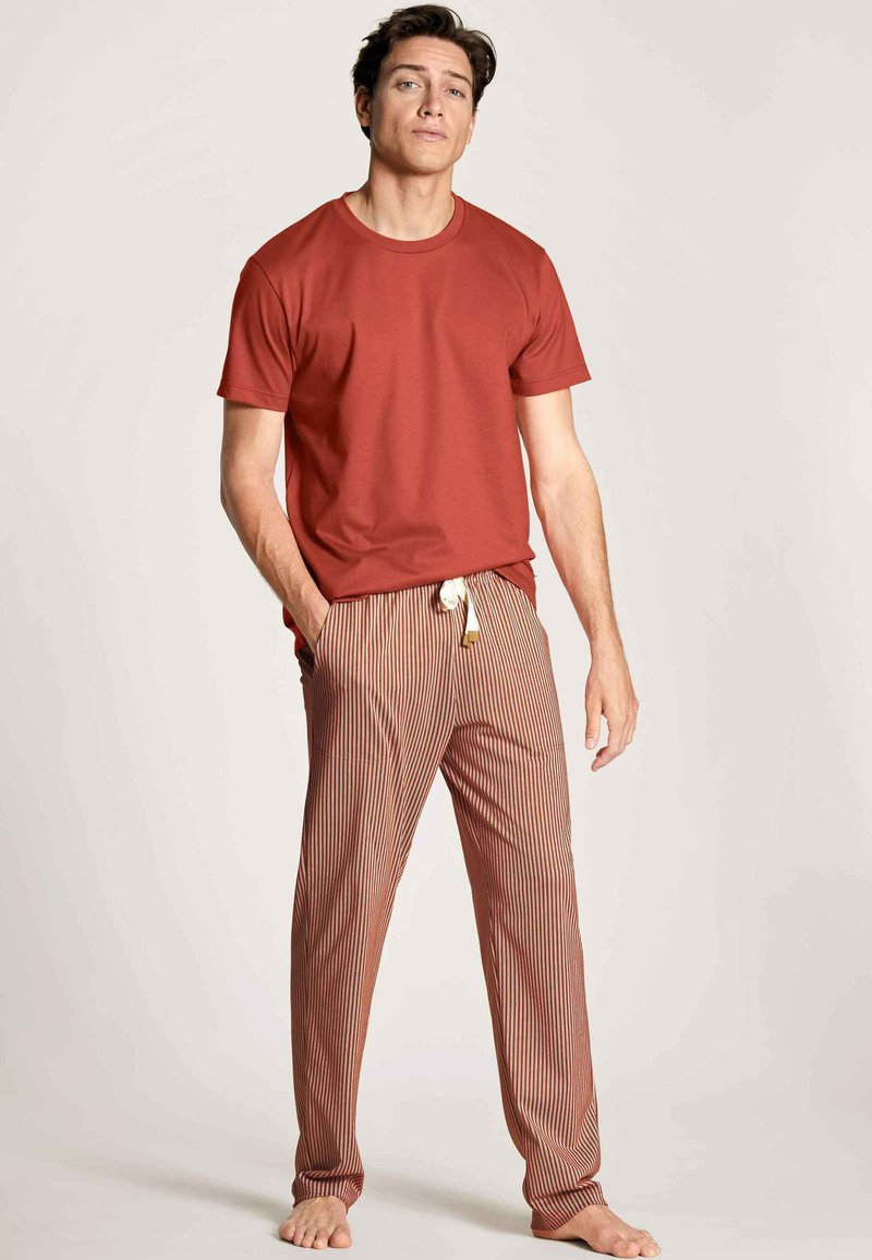 Herren Pyjamas | Calida Nachtwäsche Hose red pepper/cognac - ZX47780 Herren Pyjamas | Calida Nachtwäsche Hose red pepper/cognac - ZX47780