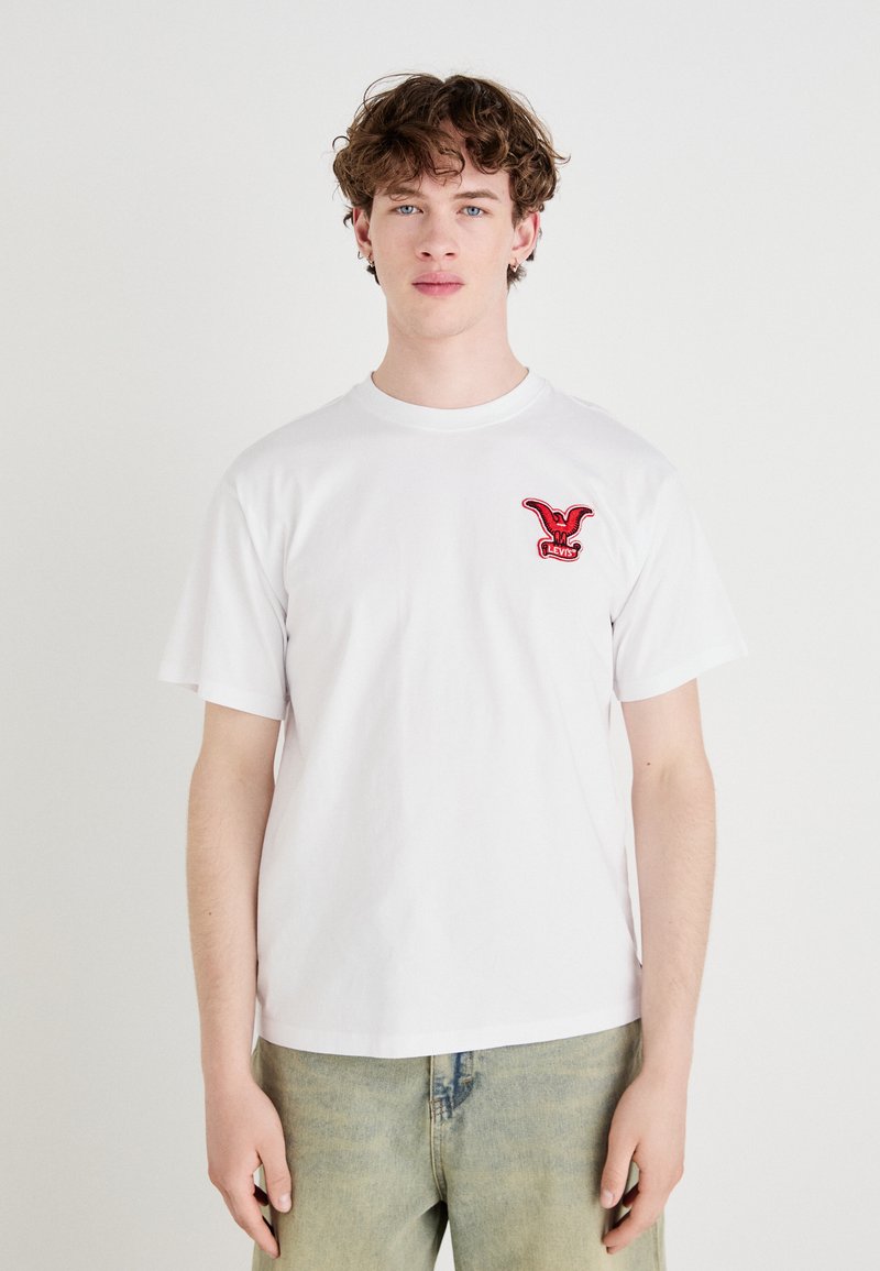 Levi's® VINTAGE FIT GRAPHIC - Marškinėliai su spaudiniu - bi eagle white