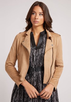 ES MONICA - Giacca in similpelle - beige