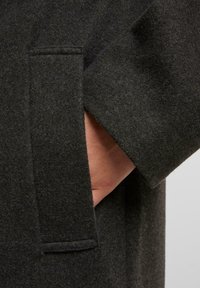 Urban Classics LONG - Klasisks mētelis - anthracite melange