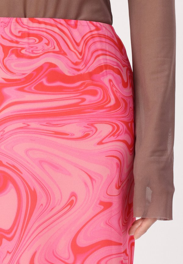 NMTWIRL MIDI SKIRT - Pencil skirt - bonbon3