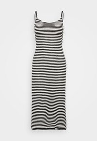 MIDI DRESS - Ranta-asusteet - black/white