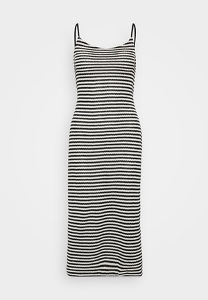Emporio Armani MIDI DRESS - Strand accessories - black/white