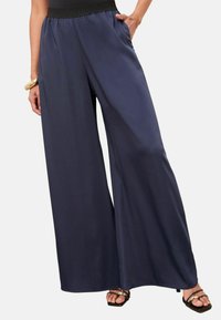 PALAZZO SUPER WIDE - Kalhoty - navy