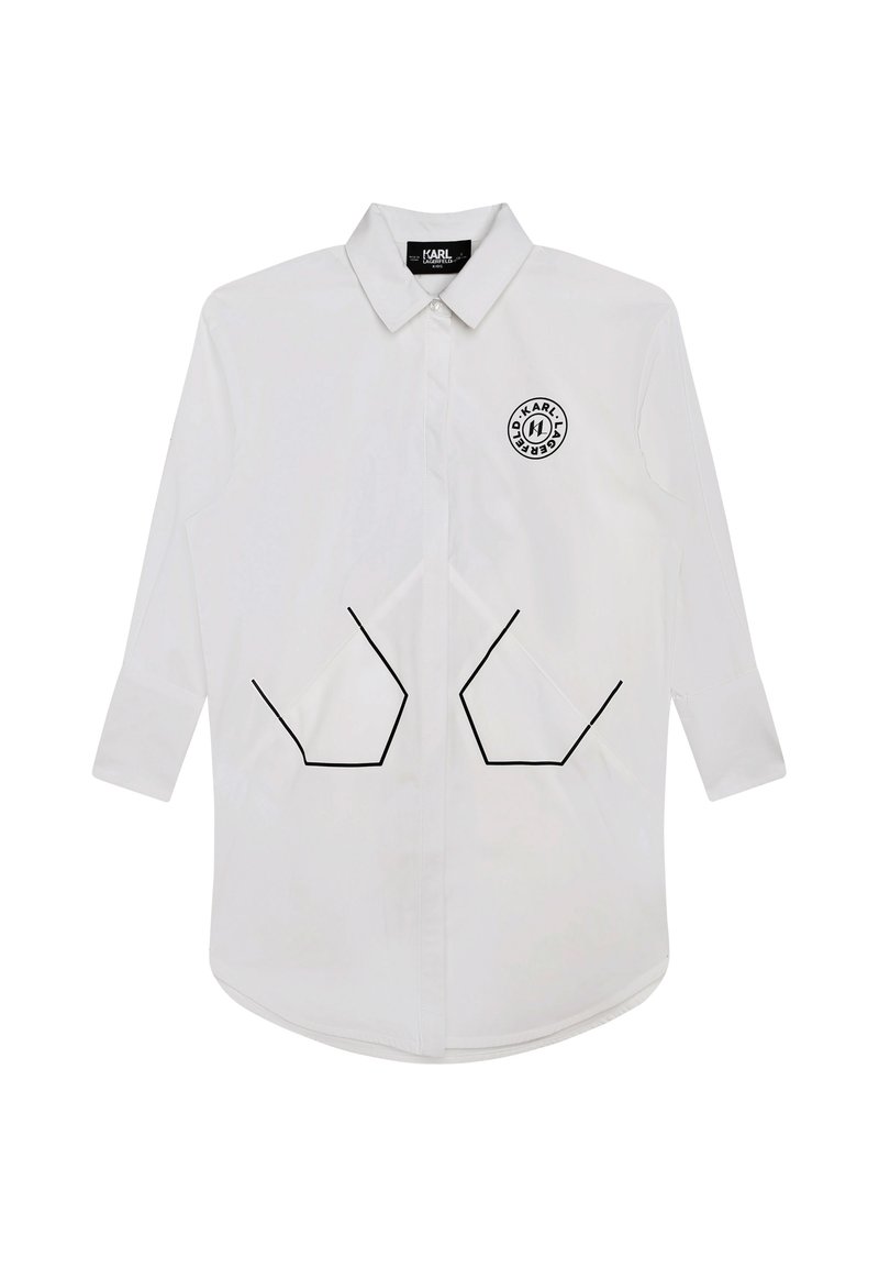 KARL LAGERFELD KIDS Blousejurk wit