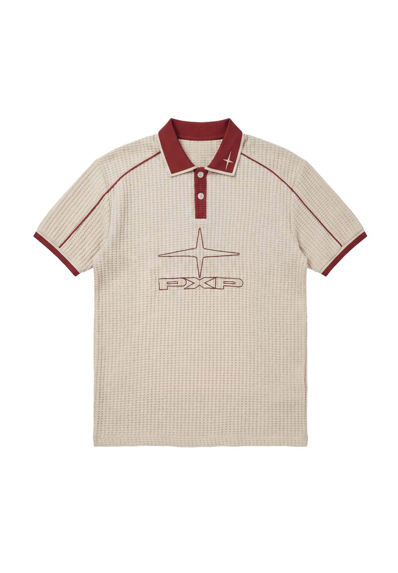 Project X Paris KNOCKOUT - Polo shirt - crème camel/off-white