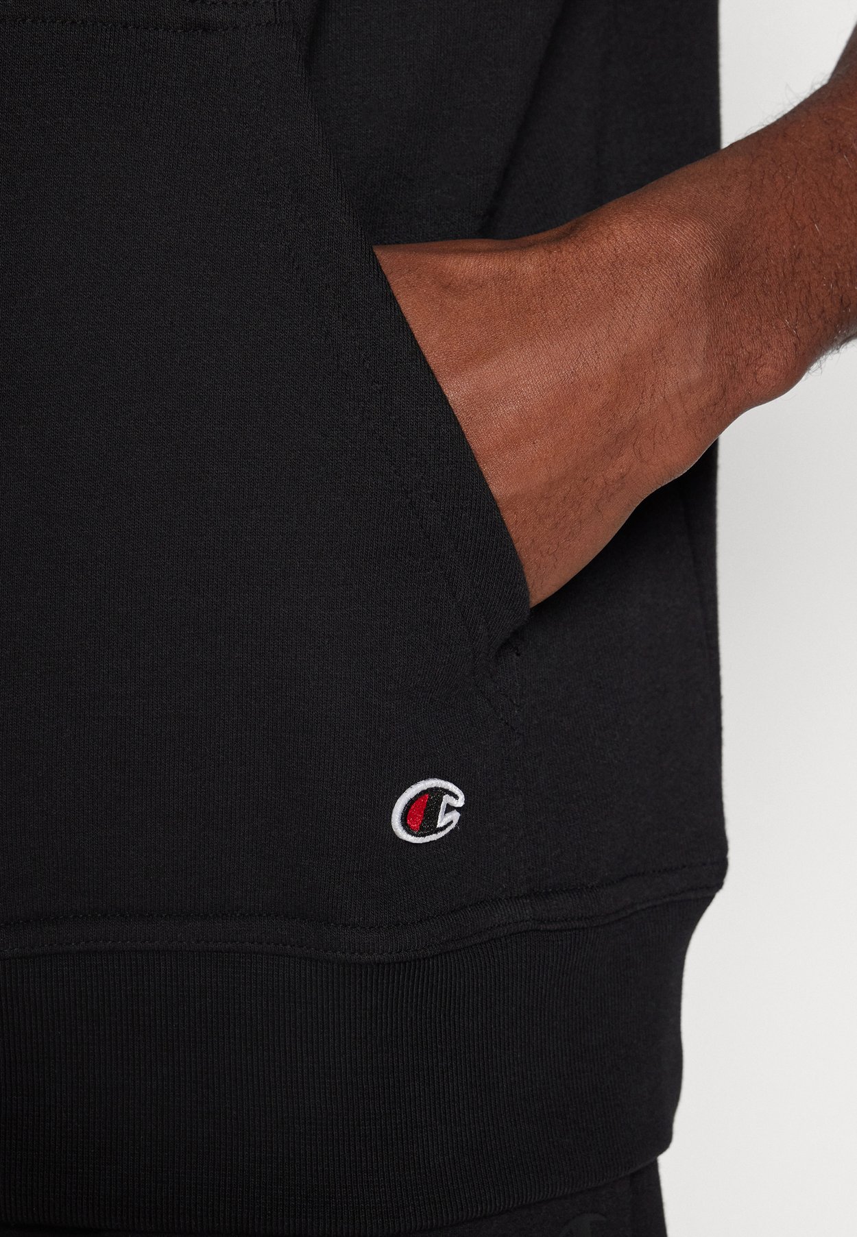 ICONS SLEEVELESS HOODIE WITH CENTRAL LOGO