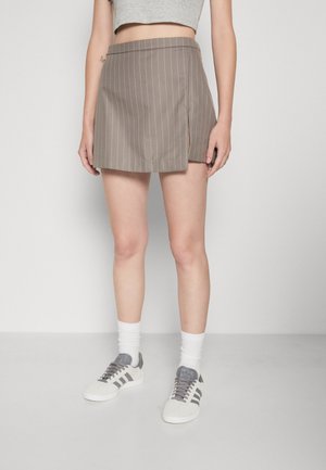 Weekday MEL SKIRT - Φούστα σε γραμμή Α - light grey