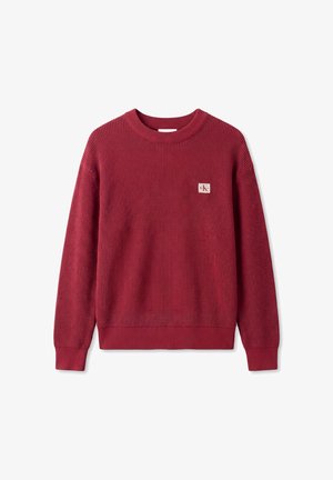 Calvin Klein Jeans, CALVIN KLEIN JEANS PULLOVER - Trui - bordeaux