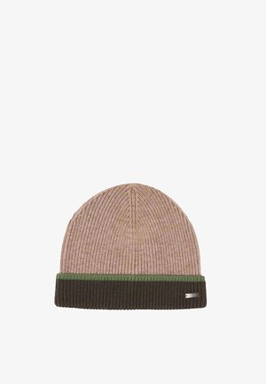 bugatti, SUEDE AND SHERPA FAUX FUR - Beanie - taupe