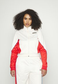 adidas Originals TRACK - Bluză de trening - white/vivid red