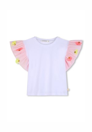 MET KORTE MOUWEN - T-Shirt print - blanc