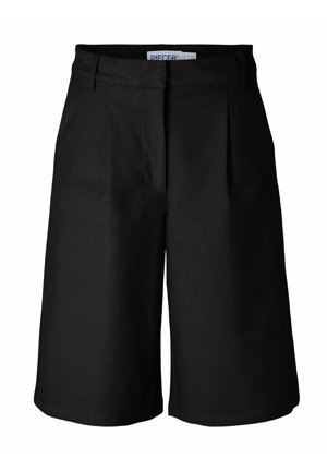Pieces, BERMUDA SHORTS PCRIKKE HW - Šortky - black