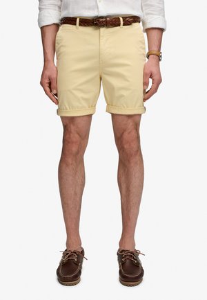 Superdry & Co, SUPERDRY PREMIUM REGULAR CHINO SHORTS.. - Shorts - washed yellow