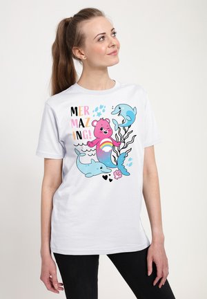 CARE BEARS UNLOCK THE MAGIC CHEER MERMAZING - Camiseta estampada - white