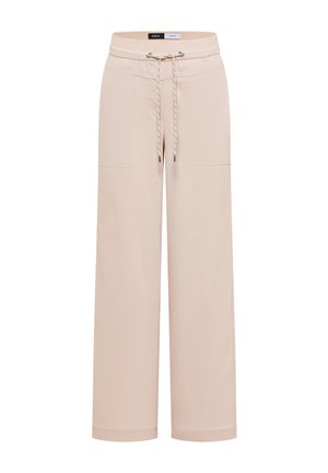 Cecil, HIGH-WAIST WIDE-LEG PANTS IN A LOOSE FIT - Pantalon classique - grain beige