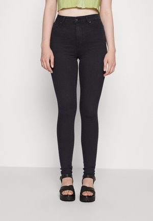 ONLMILA IRIS LANK PIMBOX - Blugi skinny fit - washed black