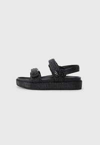 KIRA SPORT - Plateausandalette - black